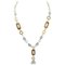 Aquamarine & Yellow Gold Necklace 1