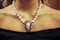 Diamant, Granat, Topas & Australische Perle Kamee Halskette 6