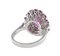 Bague Fashion en Diamant Blanc, Rubis et Or Blanc 6