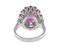 White Diamond, Ruby & White Gold Fashion Ring 7