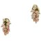 Pink Coral & 18K Yellow Gold Clip-on Earrings, Set of 2 2