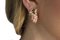 Pink Coral & 18K Yellow Gold Clip-on Earrings, Set of 2 6