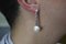 Diamond, Sapphire, Australian Pearl & Rose Gold Earrings, Set of 2 8