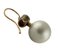 Diamond, South Sea Pearl, 9 Karat Rose Gold and Silver Dangle Earrings, Set of 2 6