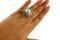 Diamond, Emerald, Sapphire, South Sea Pearl & 14 Karat Gold Cocktail Ring, Image 4