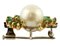 Diamond, South Sea Pearl, Emerald, Onyx, Mother of Pearl & 14K Gold Brooch or Pendant, Image 3