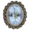 Anello con topazio blu, diamanti, zaffiri e oro, Immagine 1