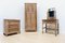 Limed Oak Bedroom Wardrobe, Chest & Dressing Table from Heals, Set of 3, Image 1