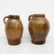 19th Century Rustic Hand Painted Ceramic Vessels, Set of 2 8