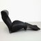 Wink 111 Chaise Lounge in Black attributed to Toshiyuki Kita for Cassina, 1980 7