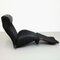 Wink 111 Chaiselongue in Schwarz von Toshiyuki Kita für Cassina, 1980 7