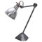 Mid-Century Modern Metall Tischlampe von Bernard-Albin Gras, 1930er 4