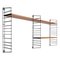 Modular Wall Hanging Shelves by Adriaan Dekker for Tomado, 1958, Set of 2 1