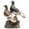 Figura tradizionale in gesso di 2 colombe, anni '50, Immagine 1