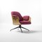 Fuchsia Upholstery Oak Low Lounger Armchair by Jaime Hayon 6