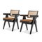 051 Capitol Complex Office by Pierre Jeanneret for Cassina, Set of 4 3