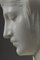 Italienische Schulkünstlerin, Frau mit Schleier und Blumenkrone, Spätes 19. Jh., Büste aus Carrara Marmor 14