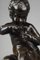 Pigalle Style Bronze Girl With the Bird and the Shell Statue 9