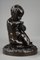 Pigalle Style Bronze Girl With the Bird and the Shell Statue, Image 8