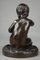 Pigalle Style Bronze Girl With the Bird and the Shell Statue, Image 5