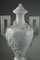 19th Century White Marble Vases With Ivy Decoration, Set of 2 15