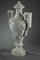 19th Century White Marble Vases With Ivy Decoration, Set of 2 10