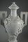 19th Century White Marble Vases With Ivy Decoration, Set of 2 16