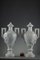 19th Century White Marble Vases With Ivy Decoration, Set of 2 4