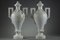 19th Century White Marble Vases With Ivy Decoration, Set of 2 6