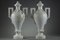19th Century White Marble Vases With Ivy Decoration, Set of 2, Image 6