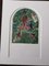 Marc Chagall, Gad Tribe, Stained Glass in Jerusalem, 1962, Lithograph 1
