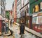 Litografia After Maurice Utrillo, Rue Seveste a Montmartre, Immagine 4