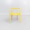 Mid-Century Italian Yellow Locus Solus Chairs by Gae Aulenti for Poltronova, 1960s, Set of 4 2