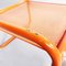 Repose-Pieds Locus Mid-Century Orange par Gae Aulenti pour Poltronova, Italie, 1960s, Set de 2 7