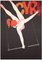 Polish Cyrk Trapeze Aerialist Circus Poster from Hilscher, 1967 1
