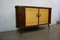 Mid-Century Corner Cabinet with Shutters 2