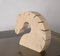 Italienische Travertin Marmor Pferdeskulptur von Fratelli Mannelli, Italien, 1970er 13