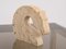 Italienische Travertin Marmor Pferdeskulptur von Fratelli Mannelli, Italien, 1970er 17