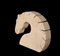 Italienische Travertin Marmor Pferdeskulptur von Fratelli Mannelli, Italien, 1970er 14