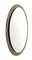 Mid-Century Italian Oval Mirror with Graven Bronzed Frame from Cristal Arte, 1960s, Image 8