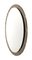 Mid-Century Italian Oval Mirror with Graven Bronzed Frame from Cristal Arte, 1960s, Image 3