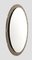 Mid-Century Italian Oval Mirror with Graven Bronzed Frame from Cristal Arte, 1960s 6