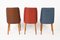 Colored Leather Chairs from Anonima Castelli, 1950s, Italy, Set of 4 16