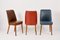 Colored Leather Chairs from Anonima Castelli, 1950s, Italy, Set of 4 18