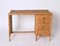 Mid-Century Italian Bamboo and Wicker Desk with Drawers, Italy, 1980s 7