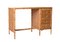 Mid-Century Italian Bamboo and Wicker Desk with Drawers, Italy, 1980s, Image 12