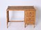 Mid-Century Italian Bamboo and Wicker Desk with Drawers, Italy, 1980s, Image 13
