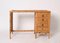 Mid-Century Italian Bamboo and Wicker Desk with Drawers, Italy, 1980s, Image 6