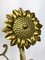 Arts and Crafts Period Sunflower Andirons, Set of 2, Image 7