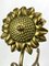 Arts and Crafts Period Sunflower Andirons, Set of 2, Image 6